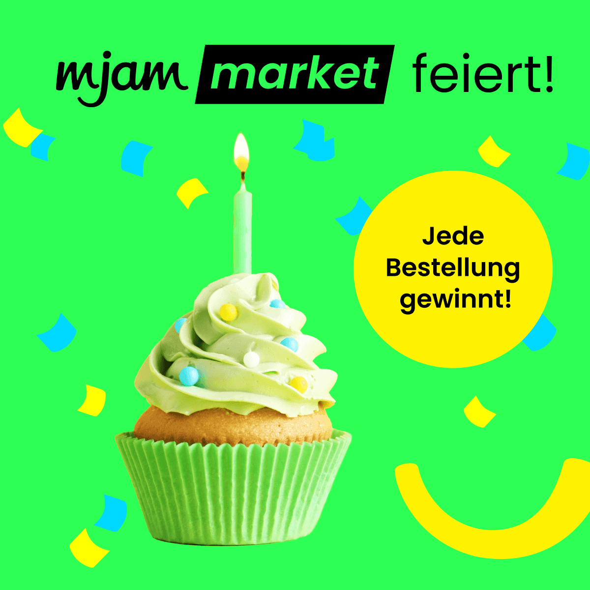 Happy birthday mjam market